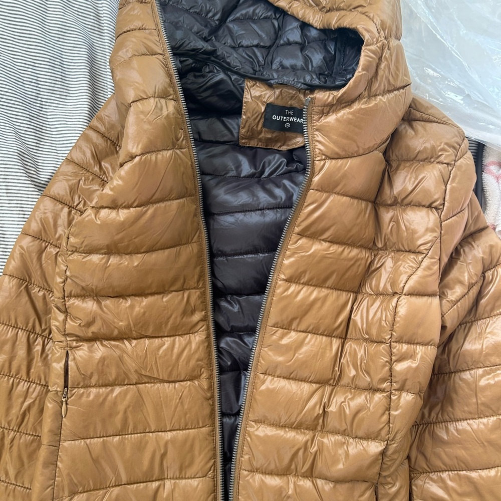 Brown Puffer Jacket for Women